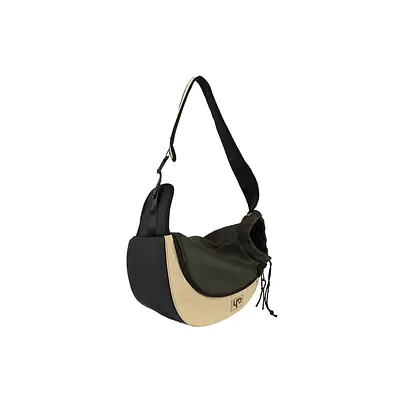 Bolsa de Transporte Up4You Canguru Lateral Bege para Cães e Gatos