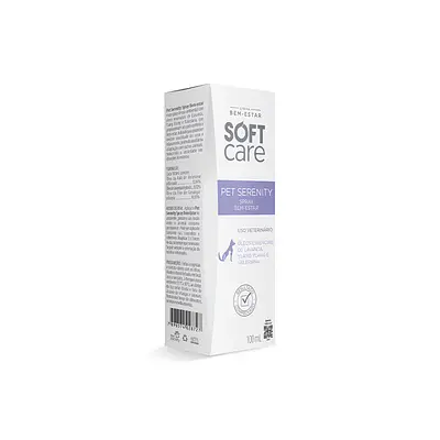 Spray Bem Estar Soft Care Pet Serenity para Cães e Gatos 100 ml