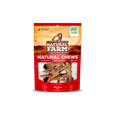 Osso Natural Farm Ultra Premium Pé de Frango para Cães 60 g