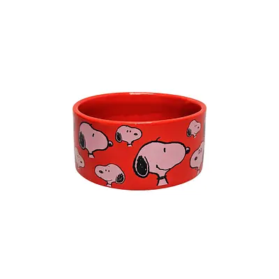 Comedouro Zooz Pets Say Food Porcelana Vermelho para Cães e Gatos