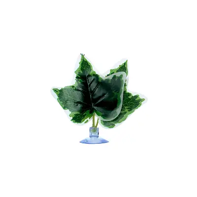 Planta Nomoy Pet Mini Batata de Plastico com Ventosa Verde para Répteis
