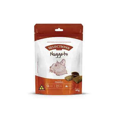 Snack Selections Nugget Frango para Gatos 60g