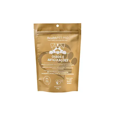 Biscoito HealthPet Pró Ossos e Articulações para Cães 50 g