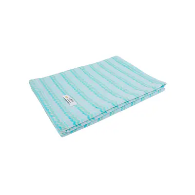 Manta Bonito pra Cachorro Soft Listra Azul para Cães e Gatos