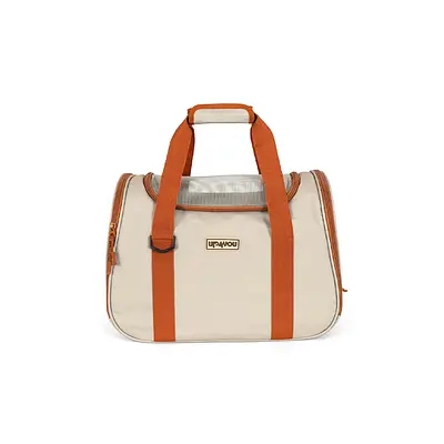 Bolsa de Transporte Up4You Lateral Safe Modelo 3 Bege para Cães e Gatos