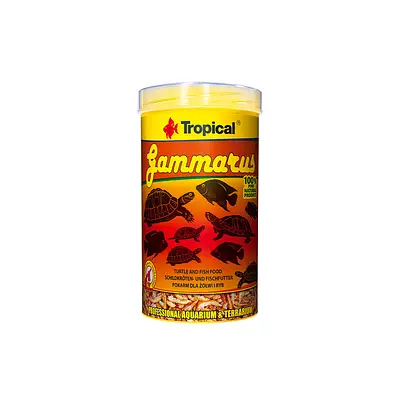 Alimento Natural Tropical Gammarus para Tartarugas e Peixes
