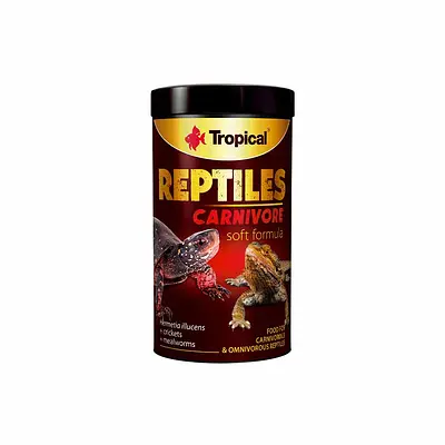 Ração Tropical Carnivore Soft para Répteis - 65g
