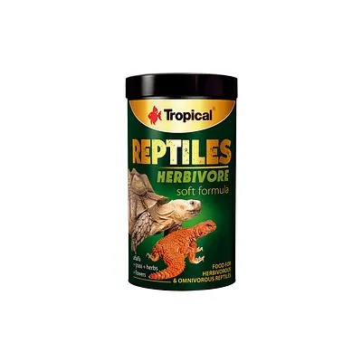Ração Tropical Herbivore Soft para Répteis - 65g