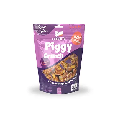 Osso Umami Tiras de Orelha Suína Desidratada Natural 250 g