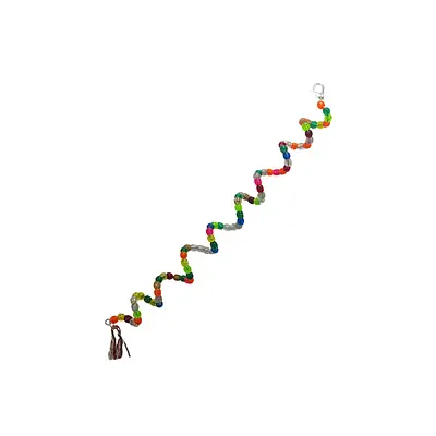 Brinquedo Animalissimo Espiral com Miçangas para Calopsita