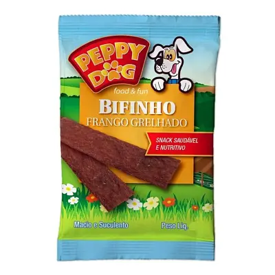 Bifinho para Cães Peppy Dog Frango Grelhado 60g