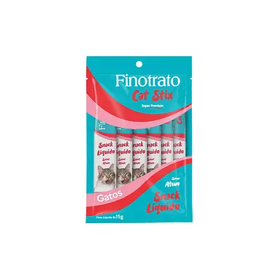 Petisco Cremoso Finotrato Cat Stix Atum para Gatos 15 g