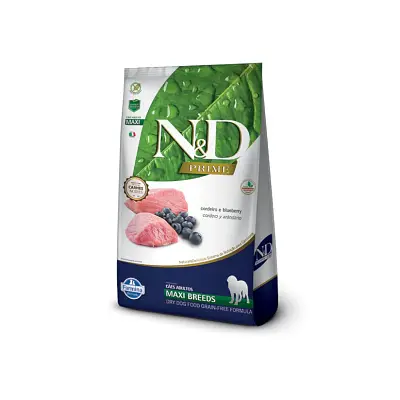 Ração N&D Prime Cães Adultos Raças Grandes Cordeiro 10,1kg
