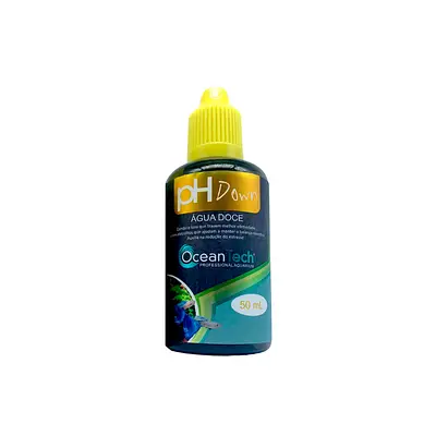 Acidificante Ocean Tech PH Down para Aquários de Água Doce 50 ml