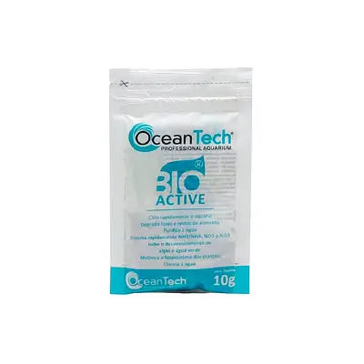 Acelerador Biológico Ocean Tech Bio Active Dry Type Bactéria para Aquários 10 g