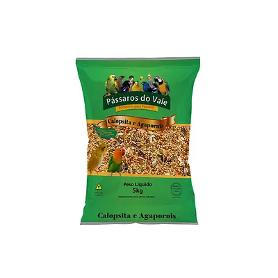 Alimento Pássaro do Vale Calopsita e Agapornis