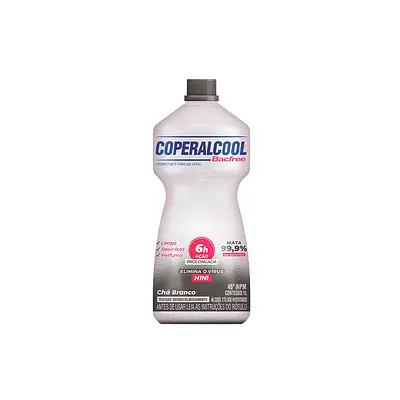 Álcool Coperalcool Bacfree Chá Branco 1L