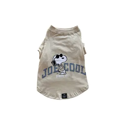 Camiseta Snoopy Joe Cool Bege para Cães