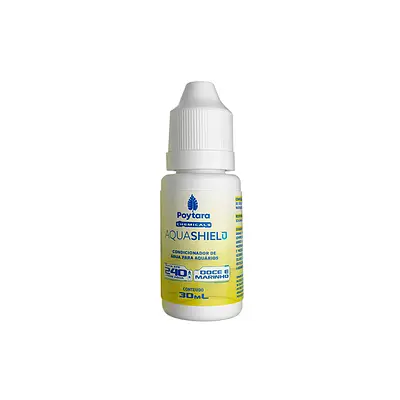 Condicionador de Água Poytara Chemicals Aquashield para Aquários 30 ml