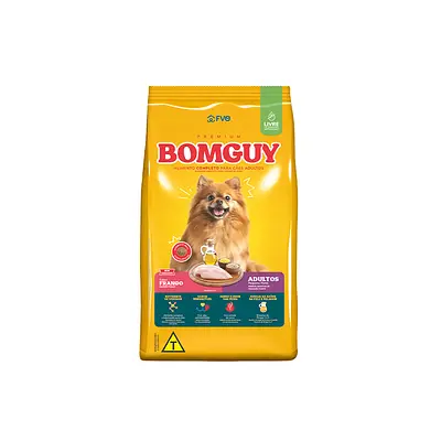 Ração Bomguy para Cães Adultos de Pequeno Porte Sabor Frango