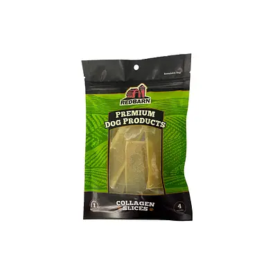 Osso Redbarn Collagen Slices para Cães 4 Unidades