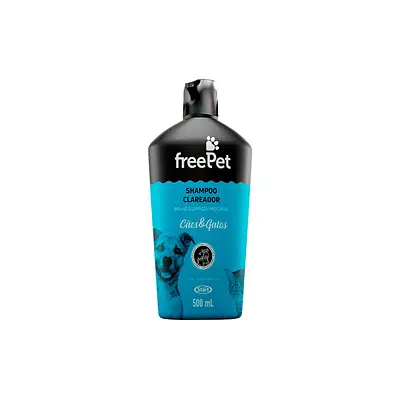 Shampoo Clareador Free Pet para Cães e Gatos 500 ml