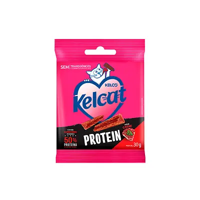 Snack Kelcat Stick Protein para Gatos Sabor Carne 30 g