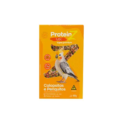Alimento Protein Z Mix para Calopsitas 400 g