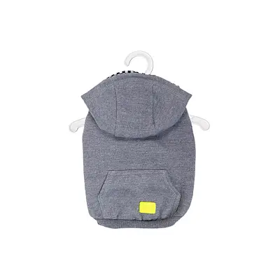 Casaco Moletom Urban Puppy Mescla Com Capuz para Cães e Gatos