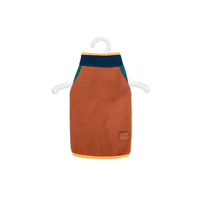 Casaco Urban Fleece com Gola Terracota para Cães e Gatos