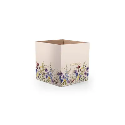 Cachepot Floral Atlanta Quadrado Florescer