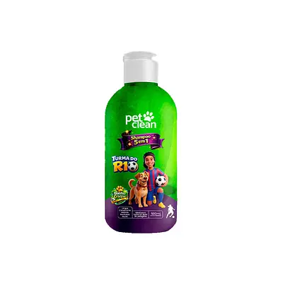 Shampoo Pet Clean 5x1 Turma do R10 para Cães e Gatos 500 ml