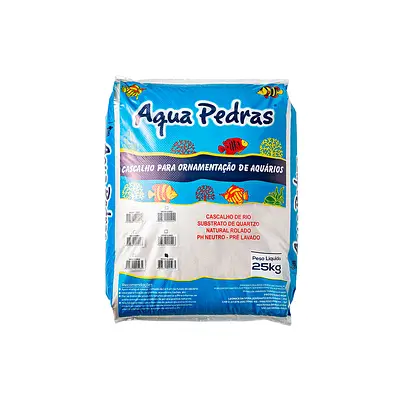 Substrato Aqua Pedras Rio NR00 para Aquários 25 kg