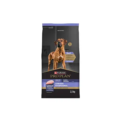 Ração Nestlé Purina Pro Plan Cuidado Excepcional para Cães Adultos de Porte Grande Sabor Frango