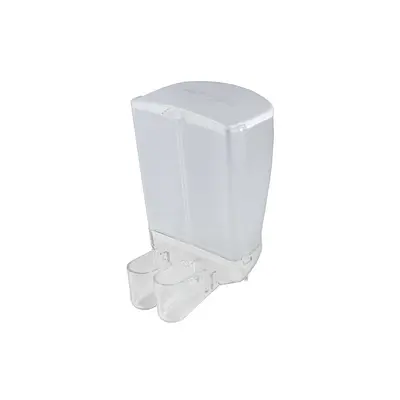 Comedouro InjetFour Dispenser de Sementes 2 Bicos Malha Larga para Pássaros