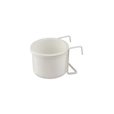 Comedouro InjetFour Comilão Branco para Pássaros 170 ml