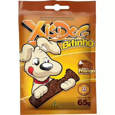 Petisco Cães Xisdog Bifinho Frango 65g