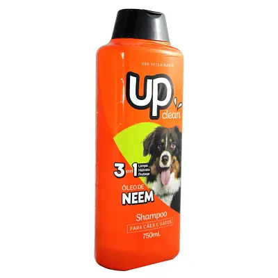 Shampoo Up Clean para Cães e Gatos Óleo De Neem 750ml