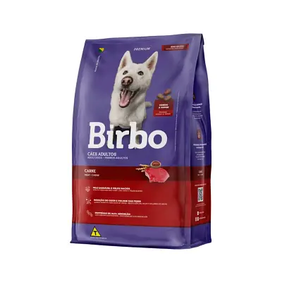 Ração Cães Birbo Adultos Carne 25Kg