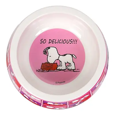 Comedouro Para Cães Melamina Snoopy Quadpink Zooz Pets 250ml