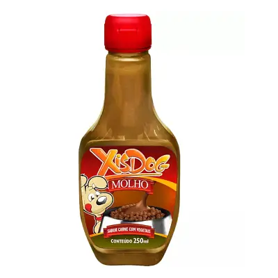 Molho XisDog Para Cães Carne e Vegetais 250ml