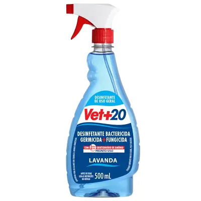 Desinfetante Bactericida Spray Vet+20 Lavanda 500ml
