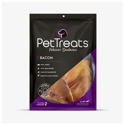 Petisco para Cães Pet Treats Bacon Pouch 2 unidades