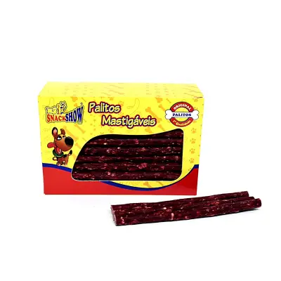 Osso Snack Show Cães Palitos Kr 65 Beterraba com 35 Unidades