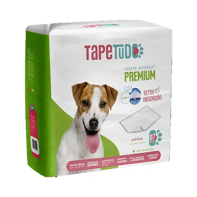 Tapete Higiênico Para Cães Tapetudo 60x55 07 unidades