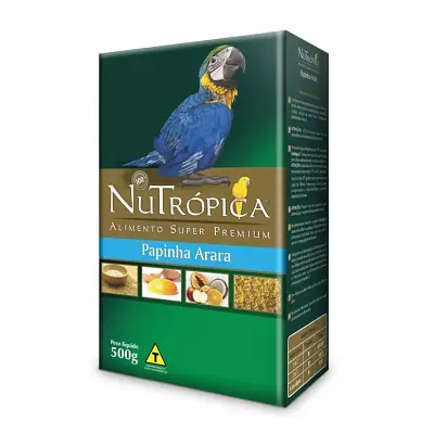 Ração para Araras Papinha Nutrópica 500g