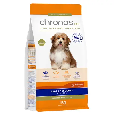 Ração Chronos Pet para Cães Adultos Raças Pequenas 1kg