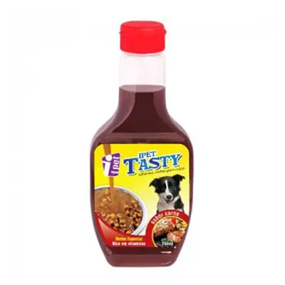 Molho para Ração Ipet Tasty Dog Carne 250g