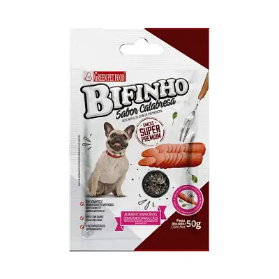 Bifinho Para Cães Green Pet Calabresa 50g