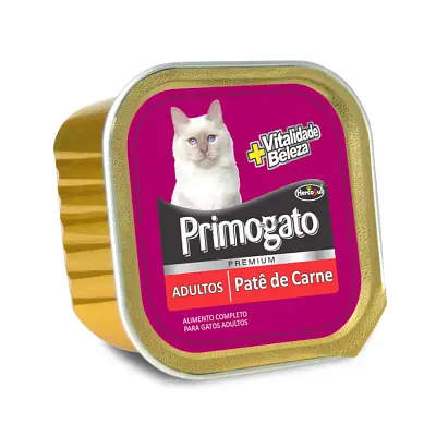 Ração Úmida Primogato Premium Pate Carne 150g